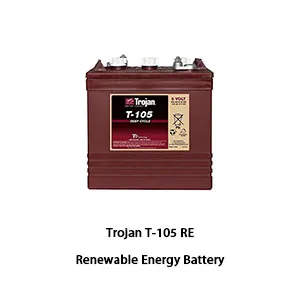 Возобновляемая энергетическая батарея Trojan T-105 RE