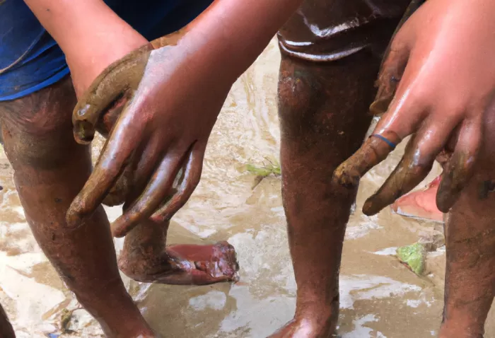 Дети играют в грязи -img02