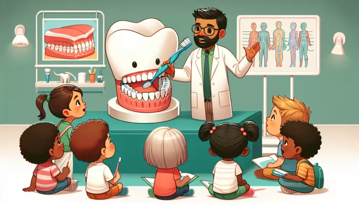 обучение детей правильному уходу за зубами